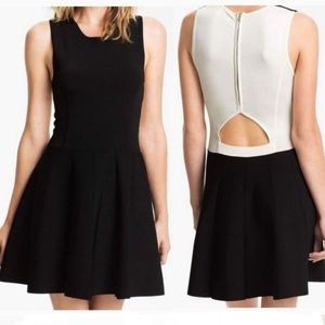 PARKER Color Block Lulu Skater Dress Size M